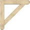 Ekena Millwork Traditional Craftsman Rough Sawn Bracket w/ Offset Brace, Douglas Fir, 8"W x 44"D x 44"H BKT0806X44X44TRA04RDF - alternate 3